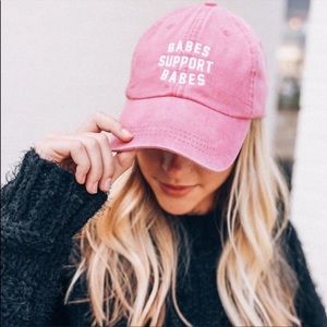 FRIDAY + SATURDAY - BABES SUPPORT BABES PINK HAT